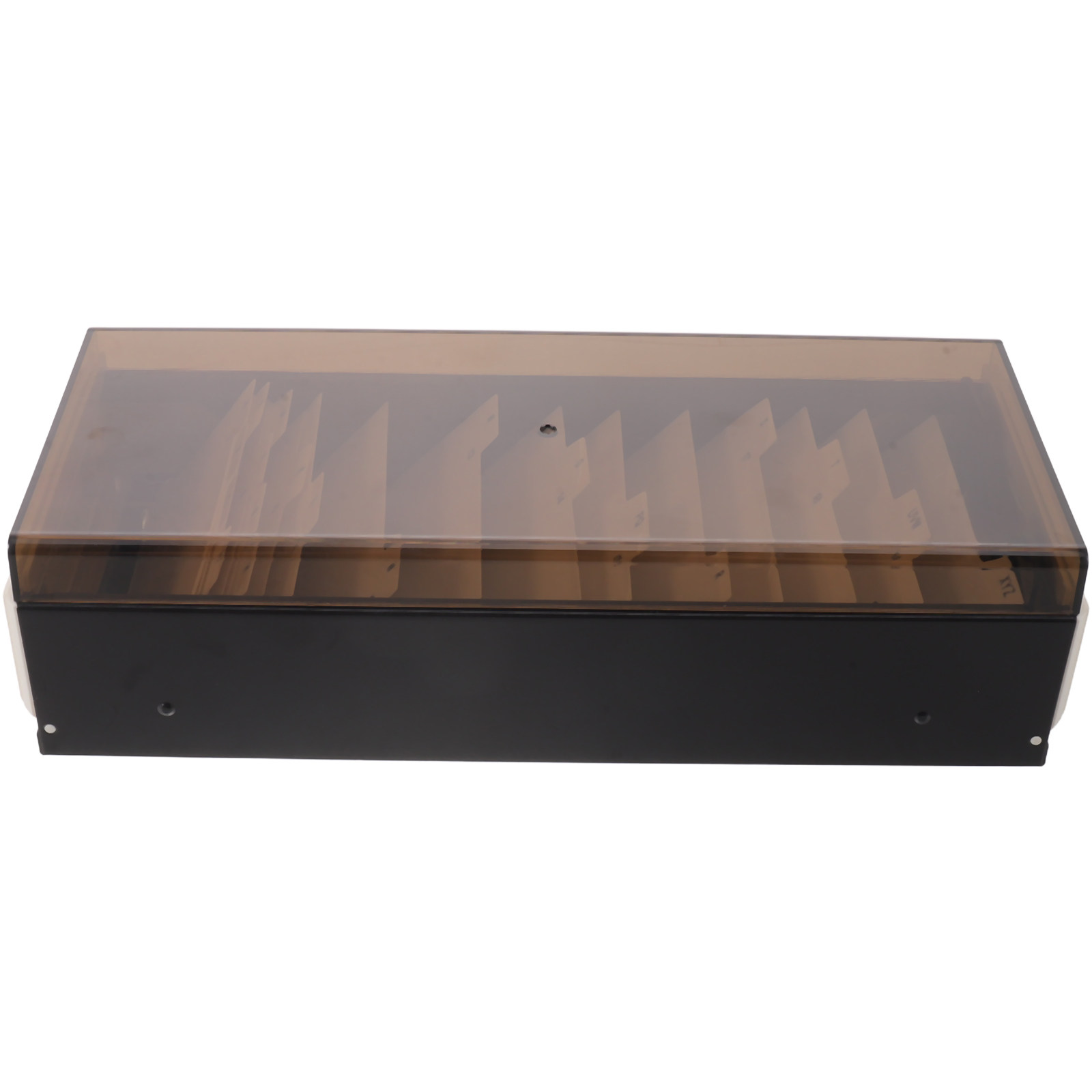 대용량 명함 보관함 블랙 데스크탑 정리함 뚜껑 알파벳  - Card Index Box 리뷰 및 가격