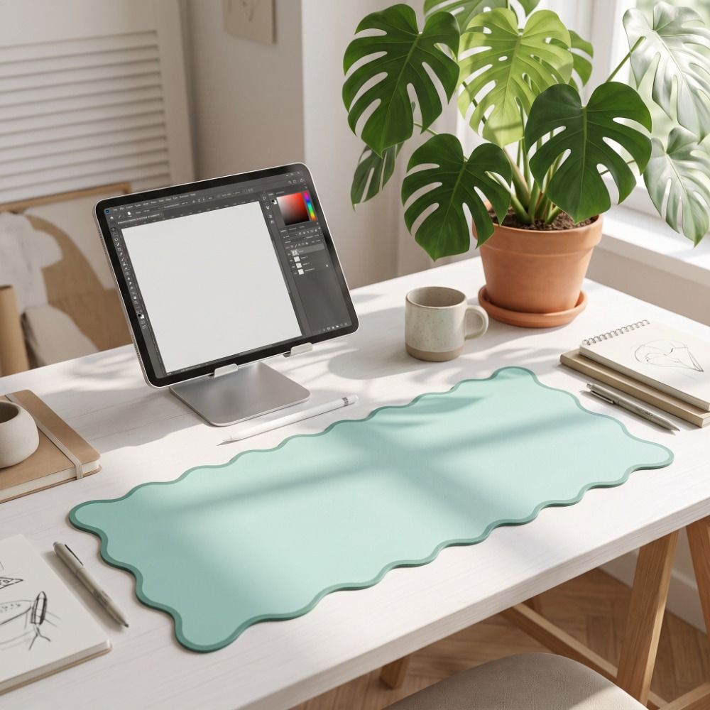 고급 PU 가죽 데스크 패드 미끄럼 방지 웨이브 엣지  - Leather Desk Pad 리뷰 및 가격