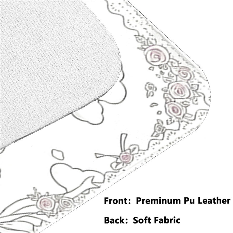 가죽 마우스 패드, 천사 소녀가 있는 책상 카펫, 빈티 - Leather Desk Pad 리뷰 및 가격